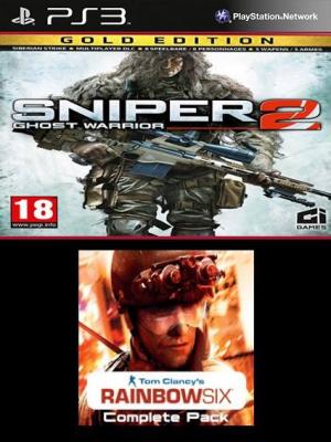 Rainbow Six Complete Pack Mas Sniper Ghost Warrior 2 Gold Edition PS3