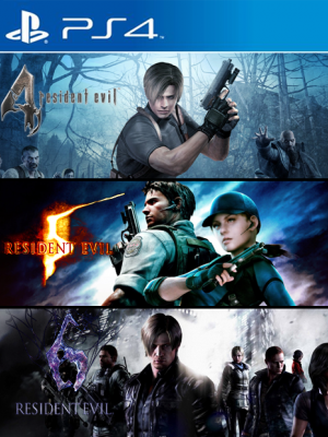 3 JUEGOS EN 1 RESIDENT EVIL TRIPLE PACK 4,5,6 PS4