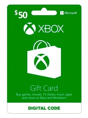 XBOX GIFT CARD 50$ USA